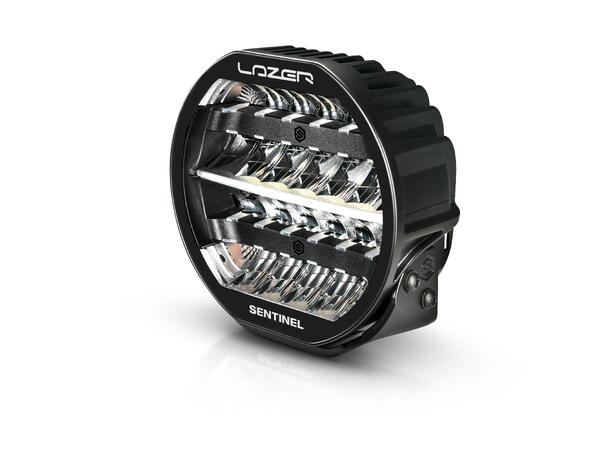 LAZER Sentinel 9" Highline PL2 sort Fjernlys m/parklys 