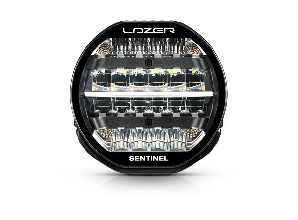 LAZER Sentinel 9" Highline PL2 sort Fjernlys m/parklys 