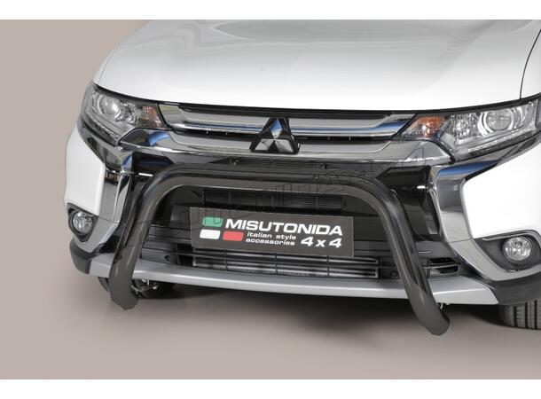 MISUTONIDA Frontbøyle Mitsubishi Outlander 15- Super Bar Ø76 sort 