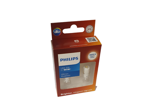 PHILIPS LED pære T10 24V 1W 6000K 2 pk 