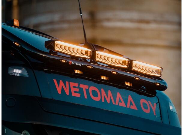 LAZER AIR-90 Fjernlys LED-bar m/parklys og varsellys, 8 LED, 411mm 