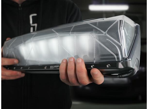 LAZER AIR-90 Fjernlys LED-bar m/parklys og varsellys, 8 LED, 411mm 