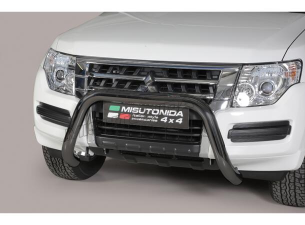 MISUTONIDA Frontbøyle Mitsubishi Pajero 15- Super Bar Ø76 sort 5-dørs 