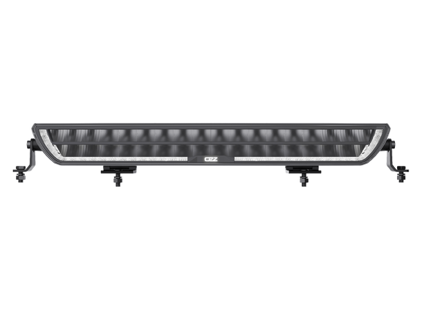 Fjernlyspakke med OZZ DRB1 P20" (sort), brakett og ledningsnett 