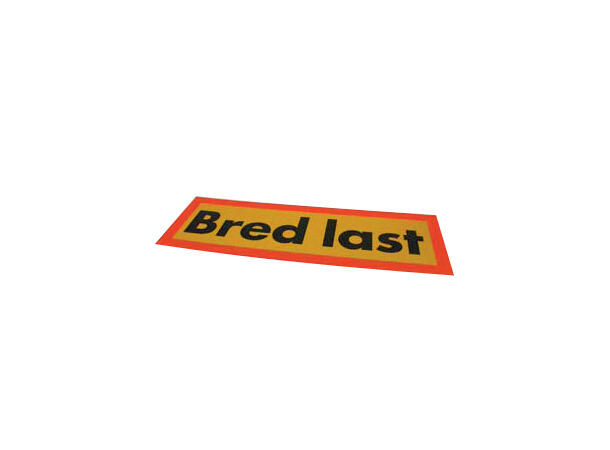 Skilt Bred last 900x300mm alu 
