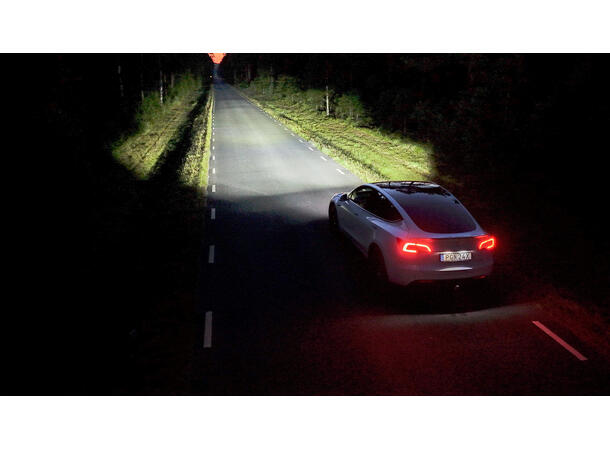 OZZ XR2 P7" fjernlys Sort 16 LED, m/parklys, 7200 lumen 