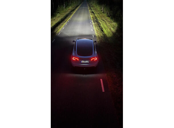 OZZ XR2 P7" fjernlys Sort 16 LED, m/parklys, 7200 lumen 