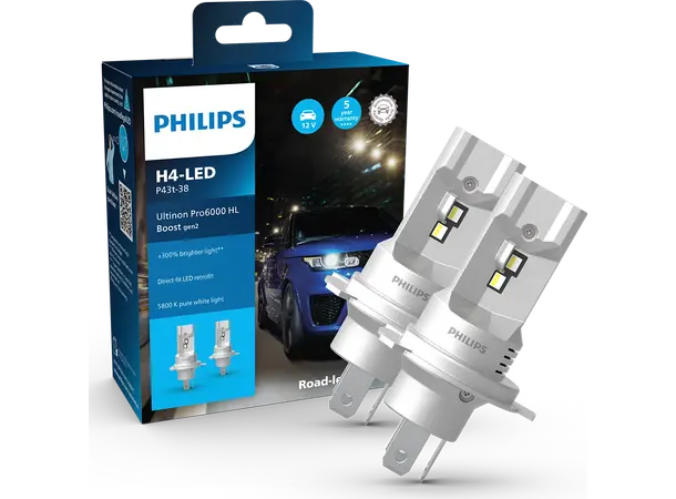 PHILIPS H4 12V LED kit Ultinon PRO 