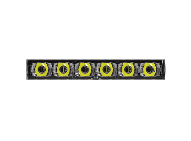 JULUEN ED6 6-LED varsellys grillmontering med cruise light 