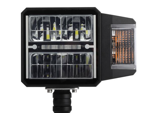 BRIODLIGHTS LED brøytelys h/v 4 LED nærlys,fjærnlys m/varme 