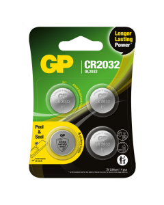 Batteri GP Lithium CR1632 3V  4 pk.