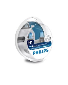 PHILIPS halogen H1 12v sett white vision
