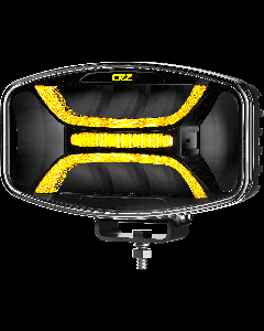 OZZ XO1 P LED fjernlys med varsellys 8160 lumen sort hus
