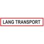 Skilt Lang transport 900x300mm