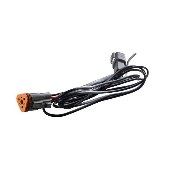 Adapter fra 3-pol DT til 2-pol DT kontakt 20cm kabel
