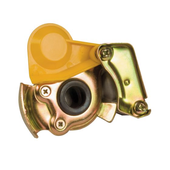 Luftkobling M16 med ventil gul