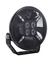 BriodLights fjernlys 9&quot; LED m/ parklys 12000 lumen