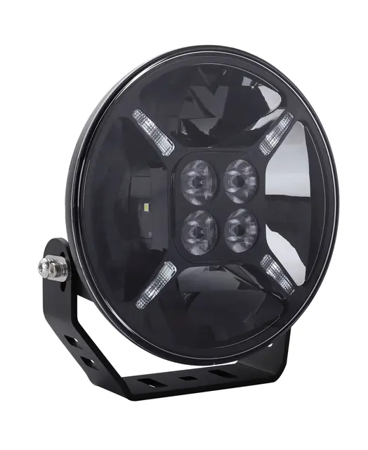 BriodLights fjernlys 9" LED m/ parklys 12000 lumen 