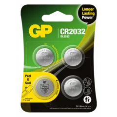 Batteri GP Lithium CR2032 3V  4 pk.