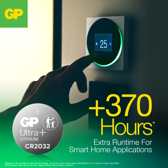 Batteri GP Lithium CR2032 3V 4 pk 
