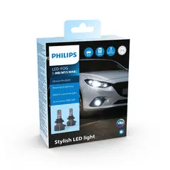 PHILIPS Led kit H8,H11,H16, t&#229;kelys 12/24V