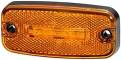 HELLA markeringslys LED orange 24v kabel 5 m