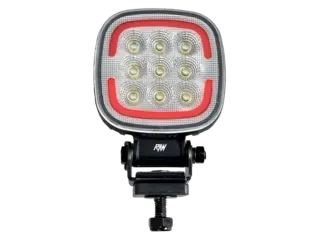 RAW TRIO arbeidslys m/parklys rødt/hvit/gult parklys, 5220 lm, 45W