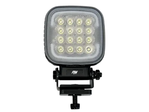 RAW TRIO XL arbeidslys m/parklys rødt/hvit/gult parklys, 9280 lm, 80W