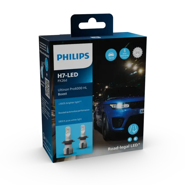 PHILIPS H7 12V LED kit Ultinon PRO 