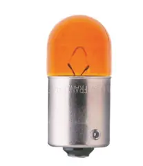 PHILIPS lysp&#230;re BAU15S 10w 12v orange