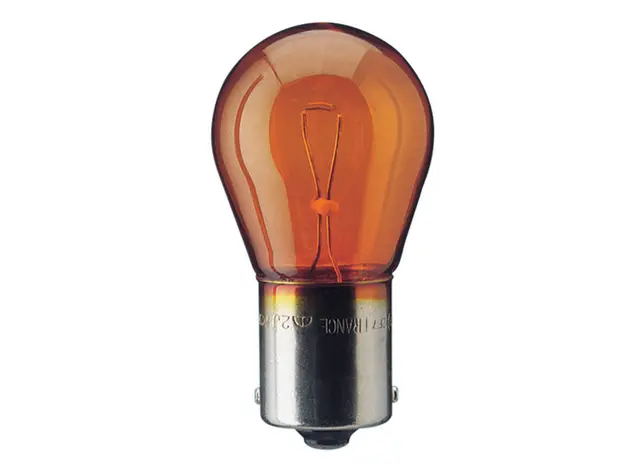 PHILIPS lyspære BAU15S 21w 12v orange 