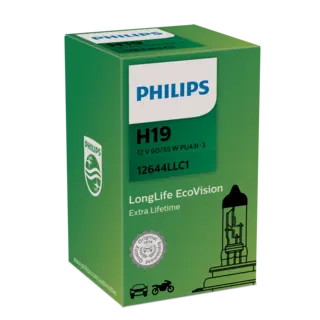 PHILIPS lysp&#230;re H19 60/55w 12v longe life