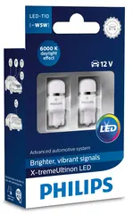 PHILIPS Led hovedlysp&#230;re T10 8000k 12v 1w blister