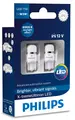PHILIPS LED p&#230;re W5W T10 12V 6000K (kaldhvit) 12v 1w blister