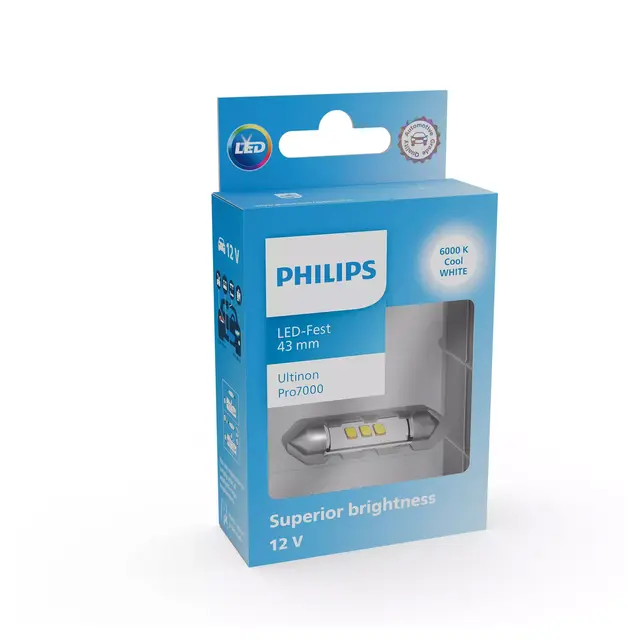 PHILIPS Led 10x43 6000k 12v 1w 