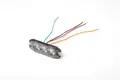 Varsellys 3 LED 7 mm tykk, klar