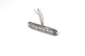 Varsellys 6 LED 7 mm tykk, klar