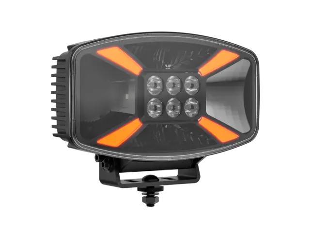 Briodlights Oval fjernlys LED m/posisjonslys, varsellys og boost 