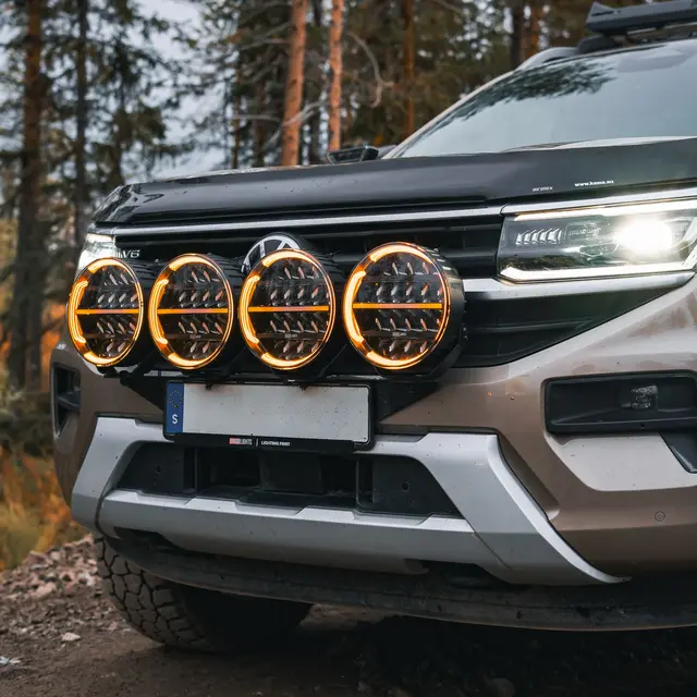 BRIODLIGHTS OLYMPUS 2.0 LED fjernlys 9" m/varsellys, 18000 lumen 