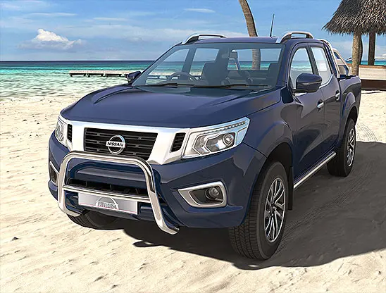 ANTEC frontbøyle Nissan Navara 2016 + 2019 --> 60/42mm 