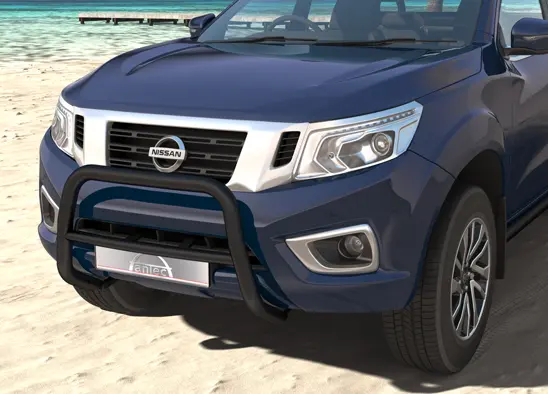 ANTEC frontbøyle Nissan Navara 2016 + 2019 --> 60/42mm sort 