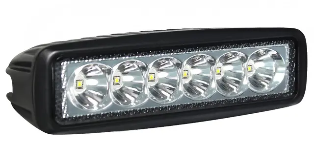 BRIODLIGHTS LED Worklamp Flood 6x3W LED 1620 lumen 