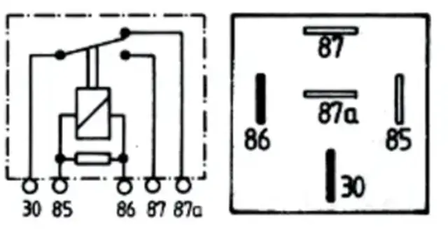 Vekselrele 24v/20a med diode | Verne