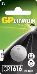 BATTERI GP LITHIUM CR1616