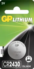 BATTERI GP LITHIUM CR2430