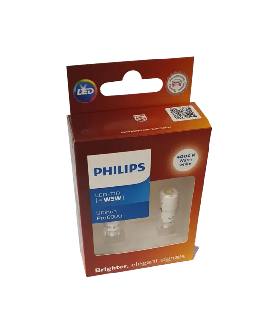 Philips LED pære T10 sokkel PRO6000 6000kelvin 24V 1W 