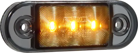 LUCIDITY Markeringslys oransje sotet glass med 2,5m kabel