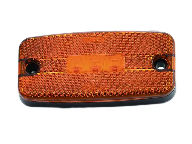 LUCIDITY markeringslys orange 12/24V LED 0,5m kabel 