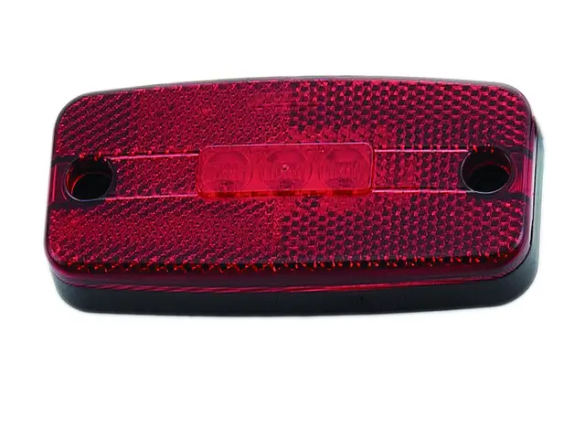 LUCIDITY markeringslys rød 12/24V LED 2,5m kabel 