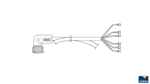 Kontakt 7-pol vinkel 4 meter kabel 